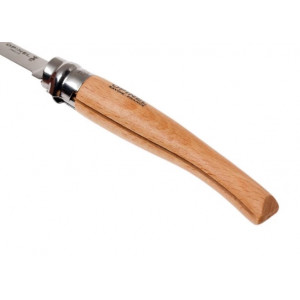 Нож Opinel филейный №10, нержавеющая сталь, рукоять бук